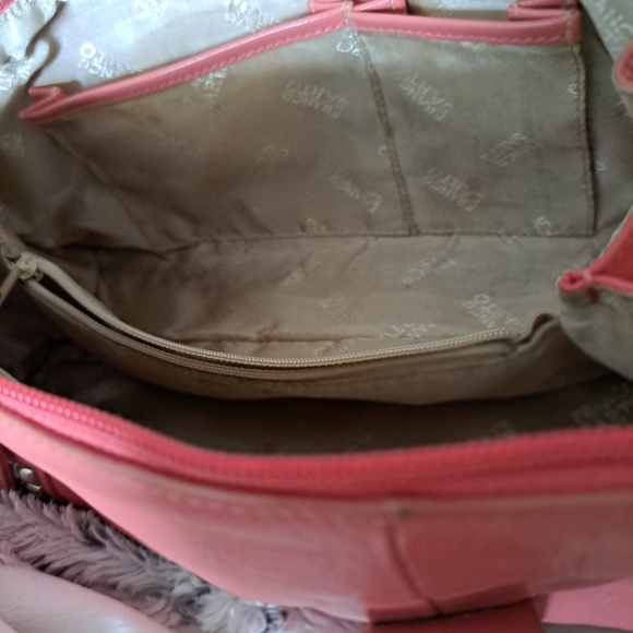 Franco Sarto Coral pebbled leather hand/shoulder bag silver hardware. Final SALE - Picture 6 of 10